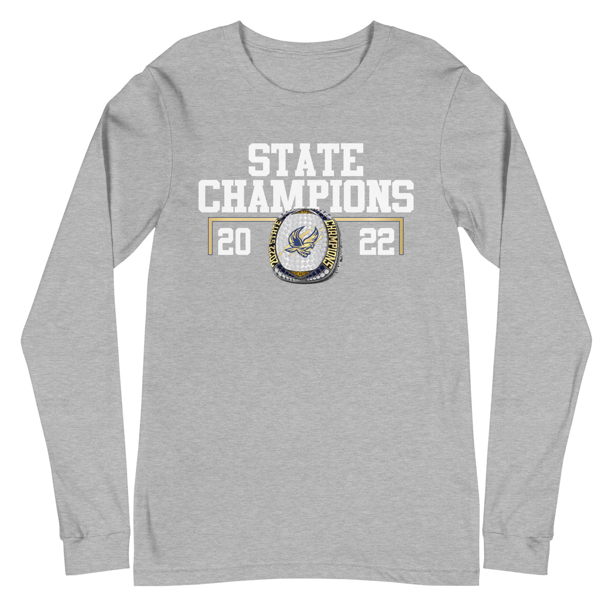 Velma Jackson High School 2022 State Championship Ring Unisex Long Sleeve Tee
