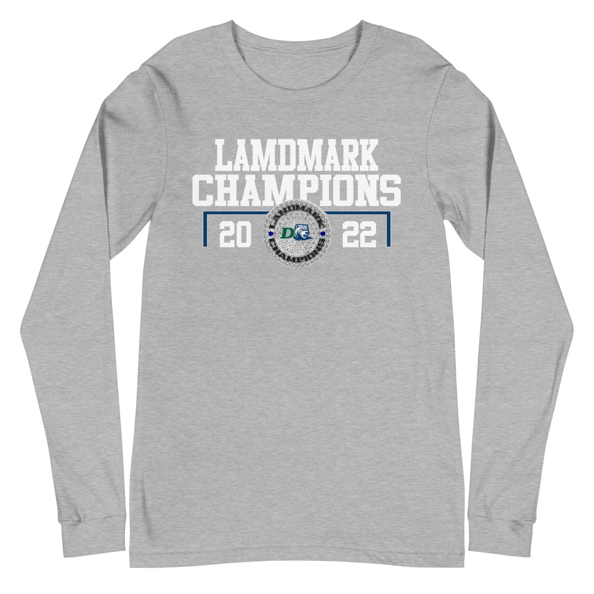 Drew College 2022 Landmark Championship Ring Unisex Long Sleeve Tee