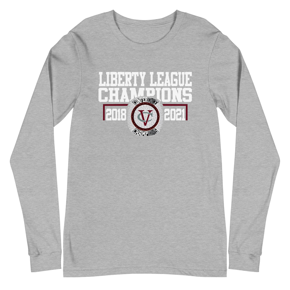 Vassar College Field Hockey 2022 Conference Championship Ring Unisex Long Sleeve Tee