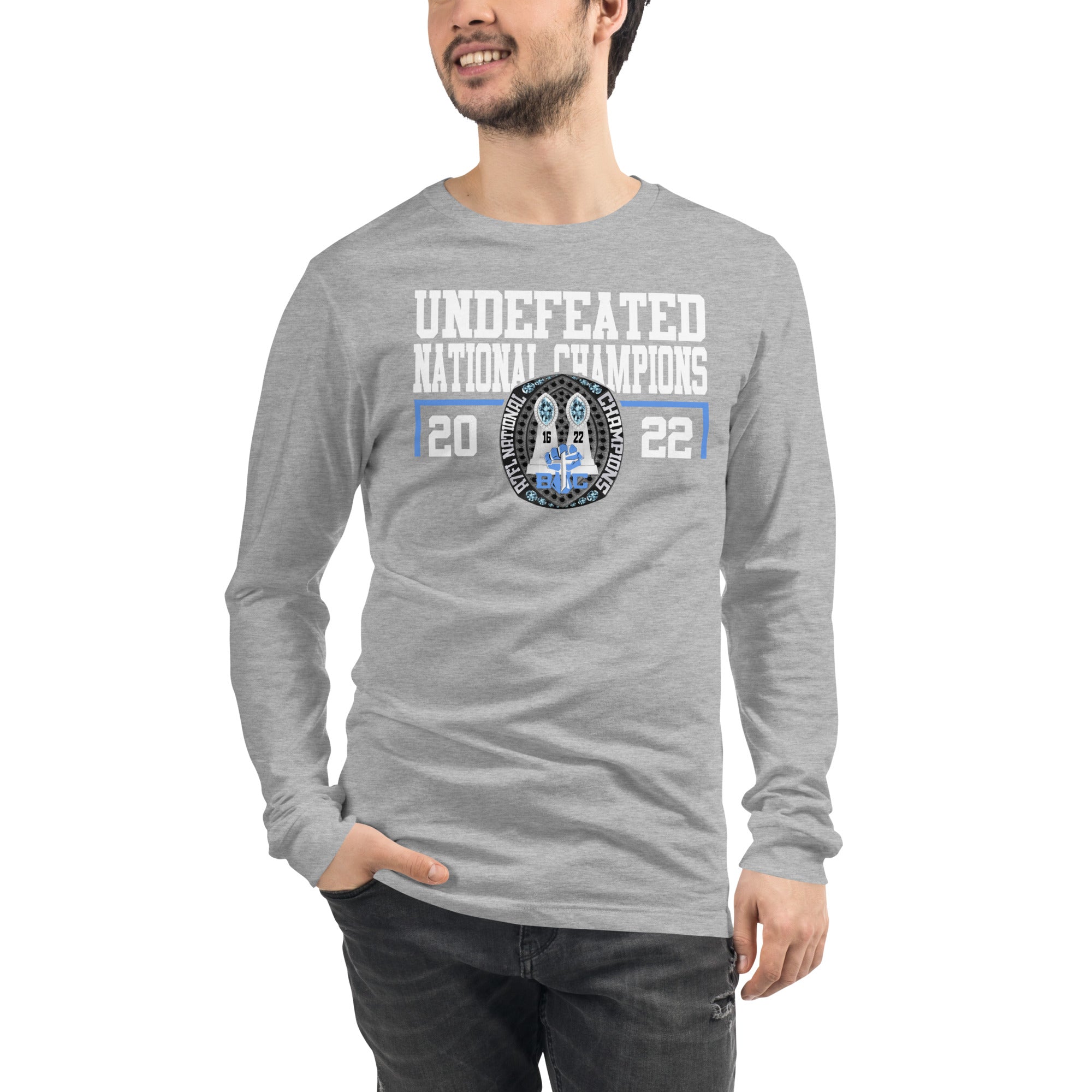 B.I.C. Football National Champions Unisex Long Sleeve Tee