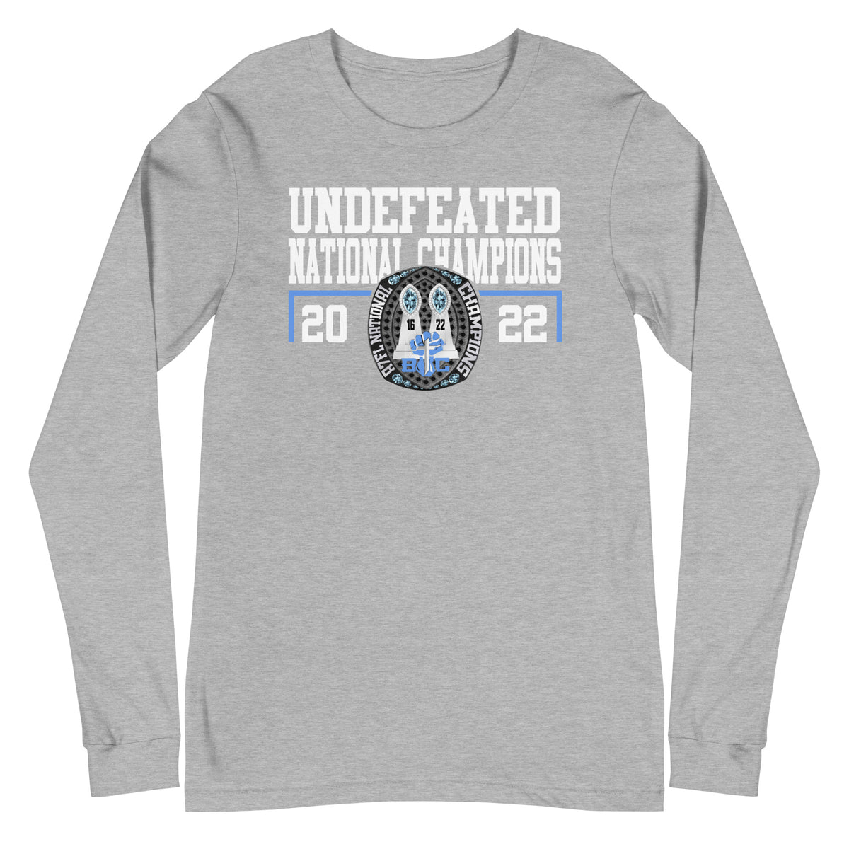B.I.C. Football National Champions Unisex Long Sleeve Tee