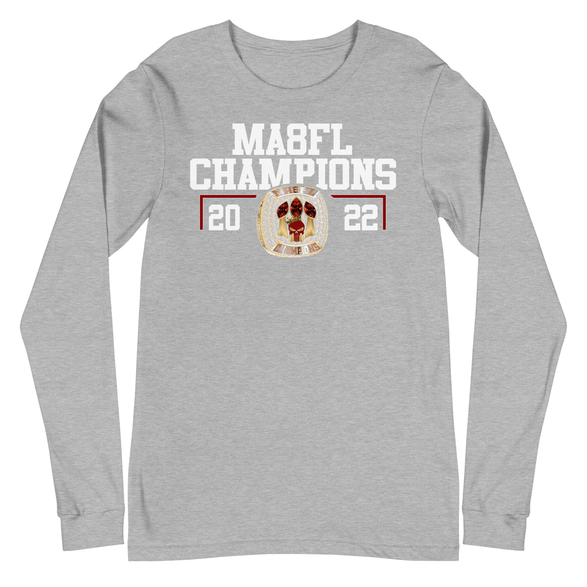 Peoria Punishers MA8FL Champions Unisex Long Sleeve Tee