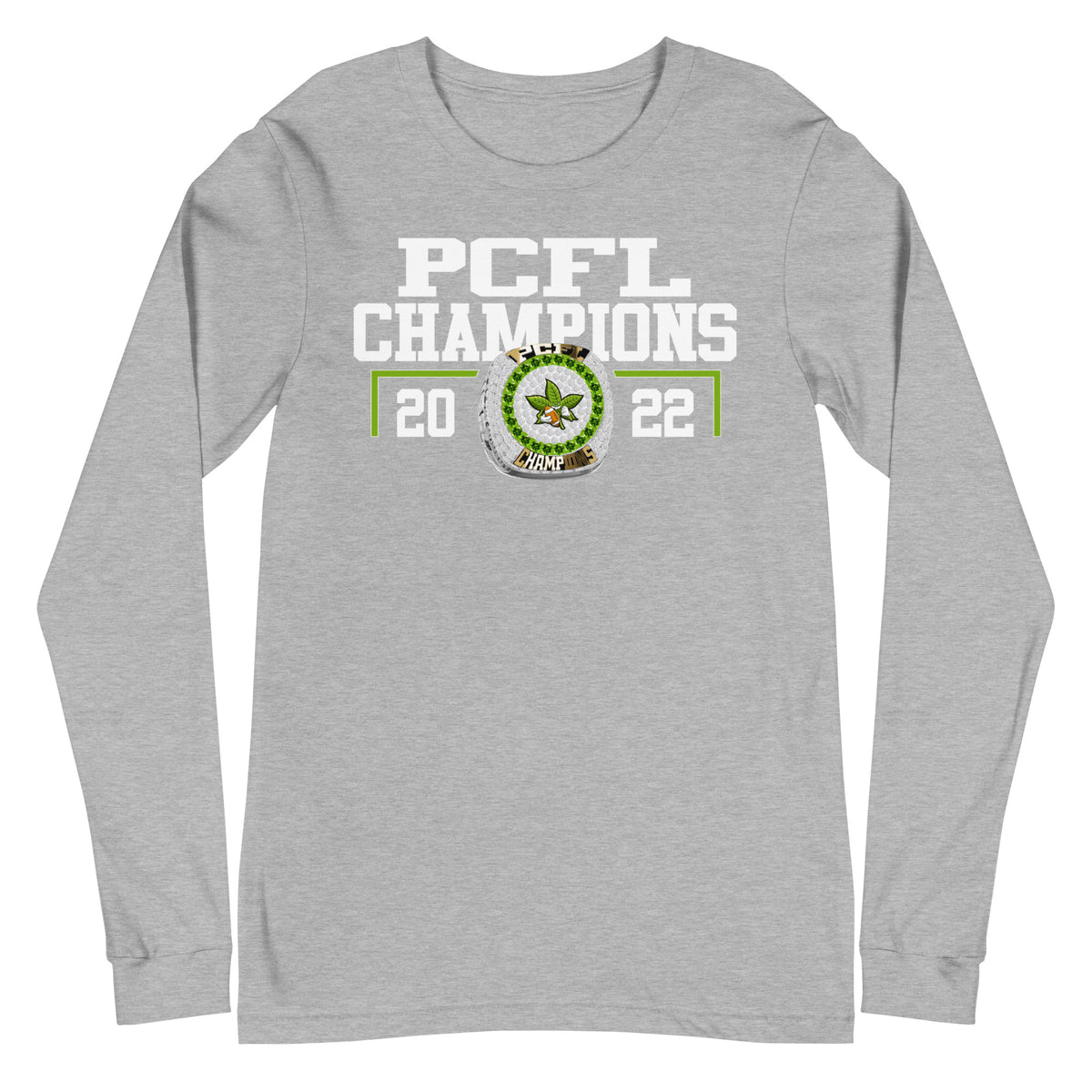 California Buckeyes 2022 PCFL Championship Ring Unisex Long Sleeve Tee