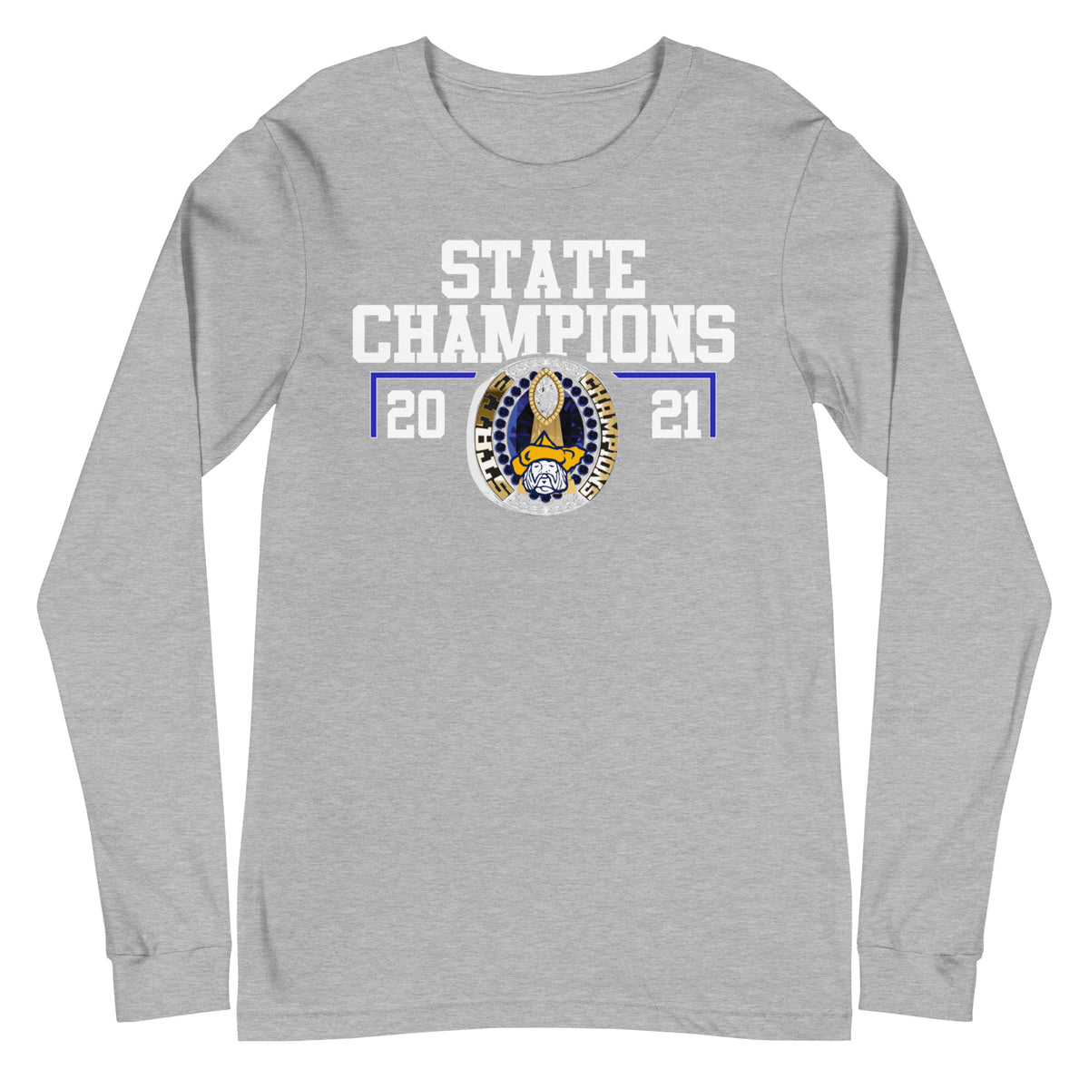 Polo High School 2021 State Championship Ring Unisex Long Sleeve Tee