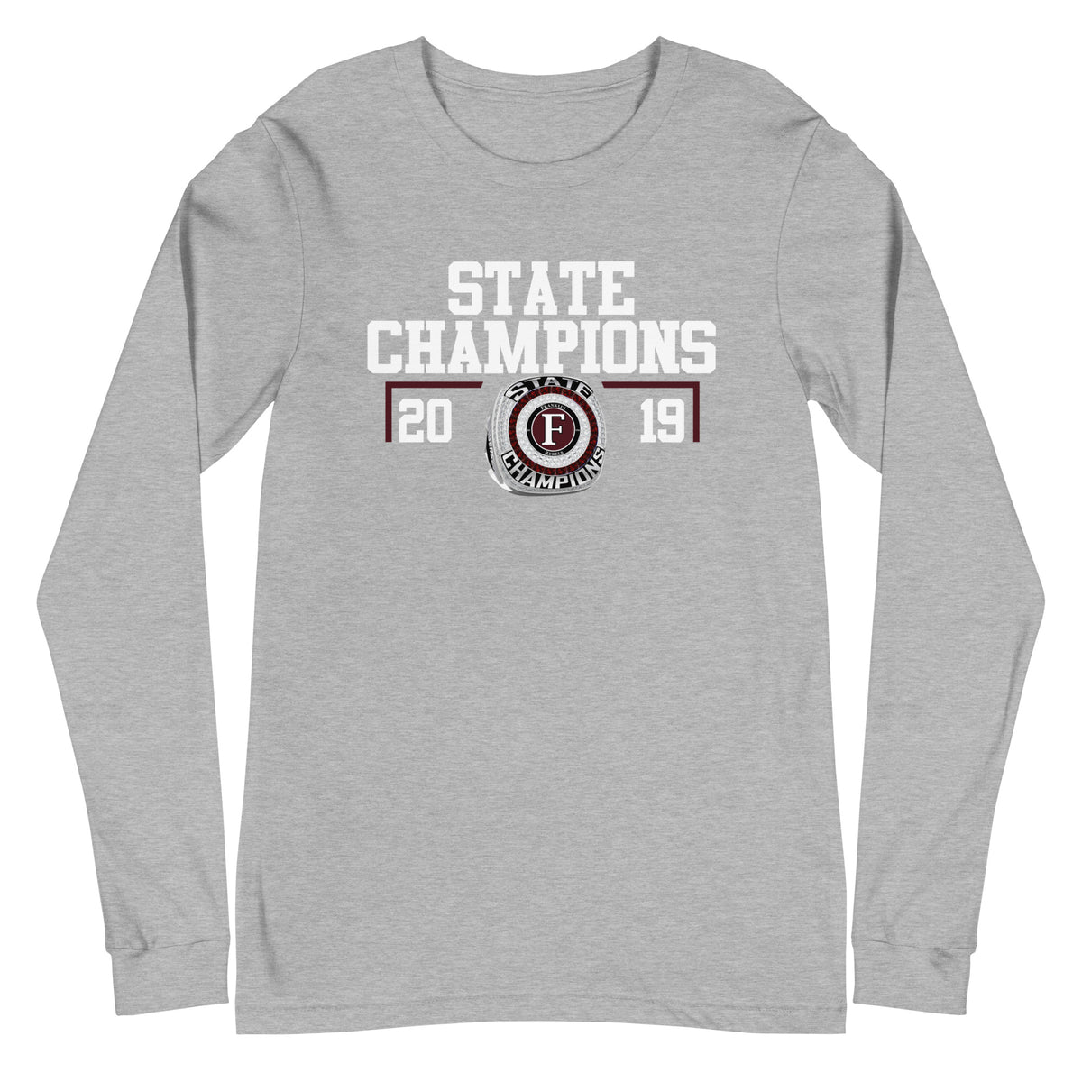 Franklin High School 2019 State Championship Ring Unisex Long Sleeve Tee
