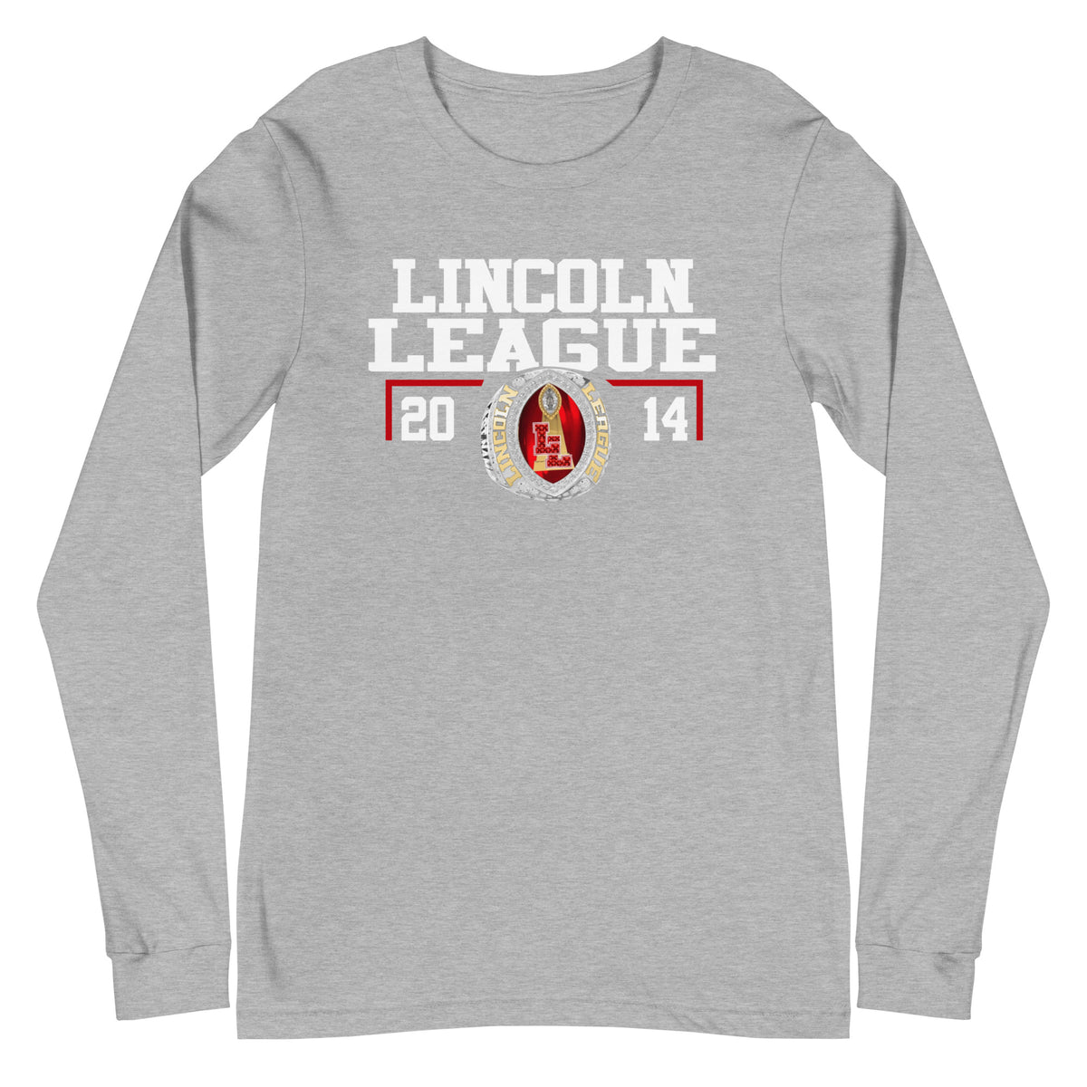 Lincoln League 2014 Championship Ring Unisex Long Sleeve Tee
