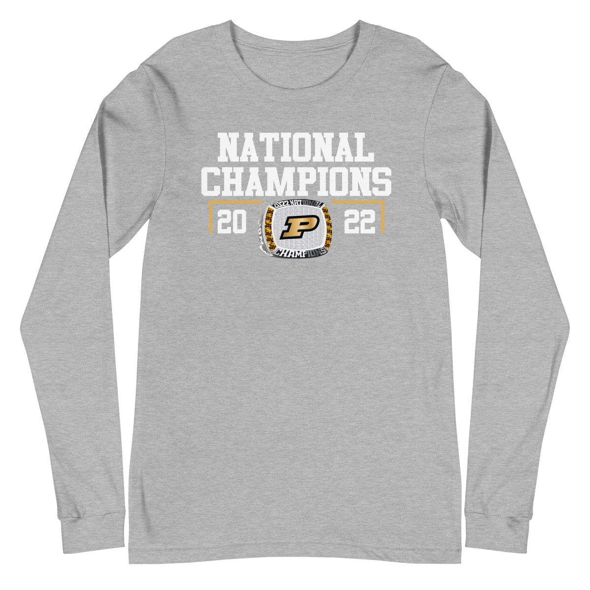 Purdue University Club Basketball National Champions Unisex Long Sleeve Tee