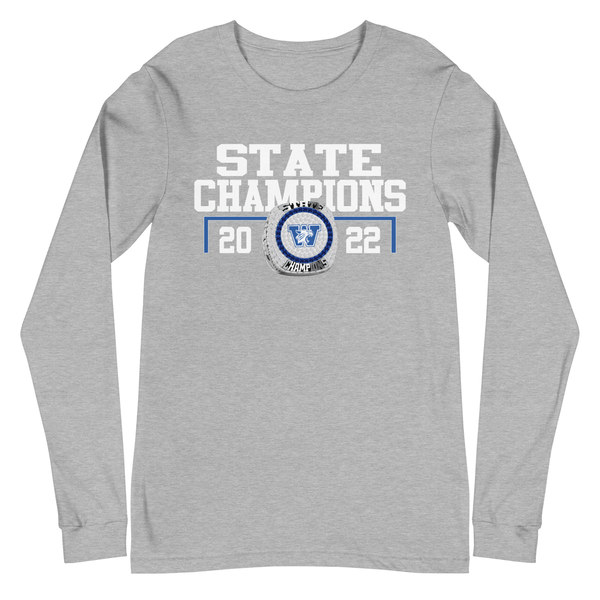 Westminster Christian Academy 2022 State Championship Ring Unisex Long Sleeve Tee