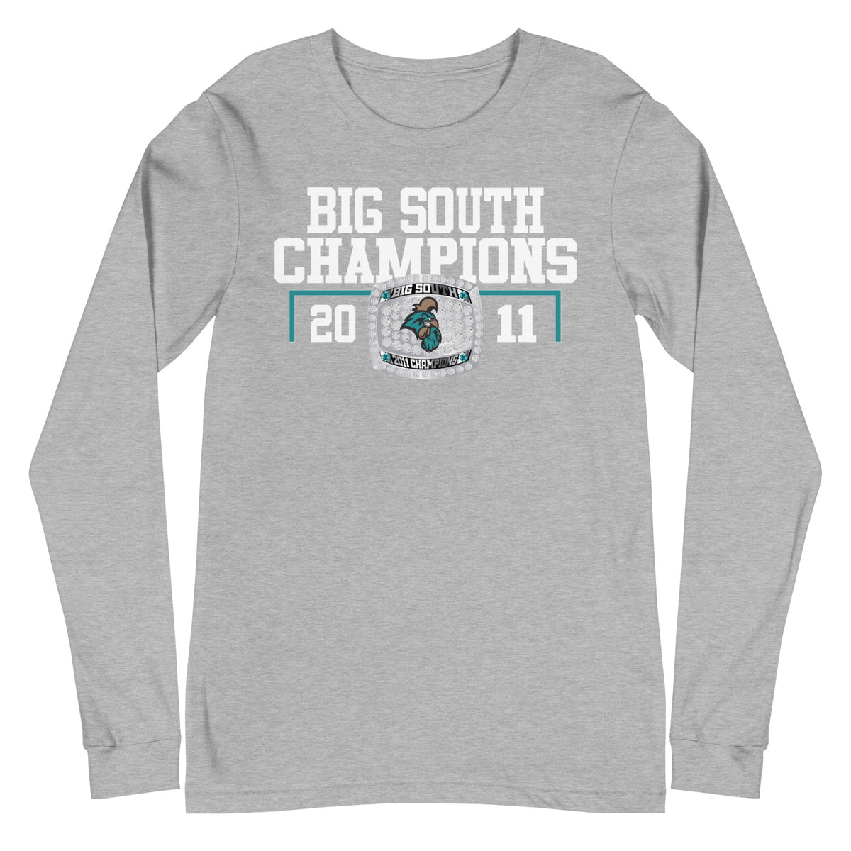 Coastal Carolina Big South 2011 Champions Unisex Long Sleeve Tee