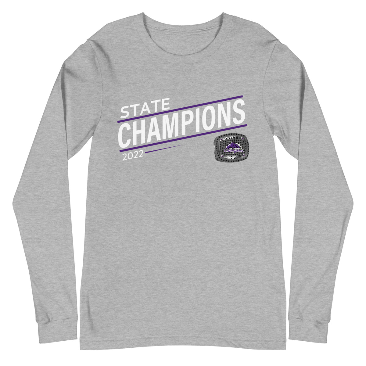 Pearl City 2022 State Championship Ring Unisex Long Sleeve Tee