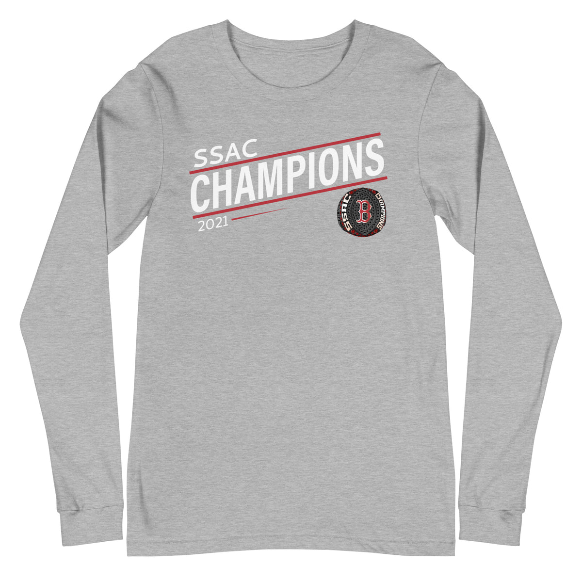 Blountstown High School 2021 SSAC Championship Ring Unisex Long Sleeve Tee