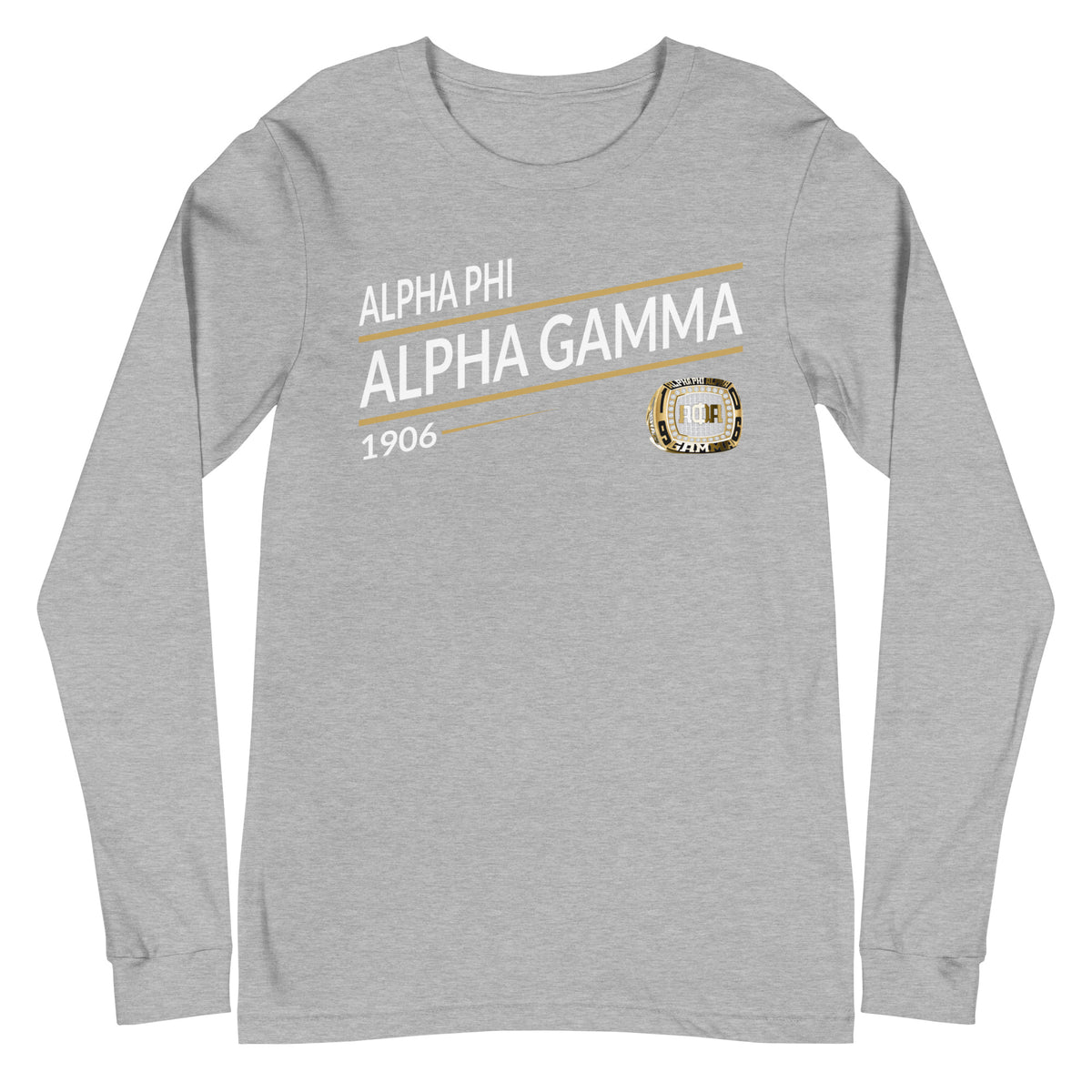 Alpha Phi Alpha 1906 Championship Ring Unisex Long Sleeve Tee