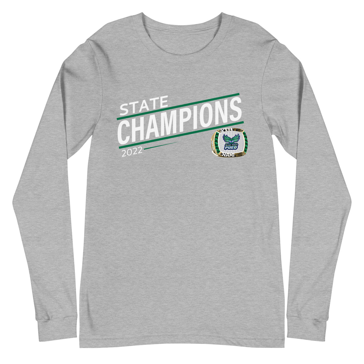 Maui Preparatory Academy 2022 State Championship Ring Unisex Long Sleeve Tee