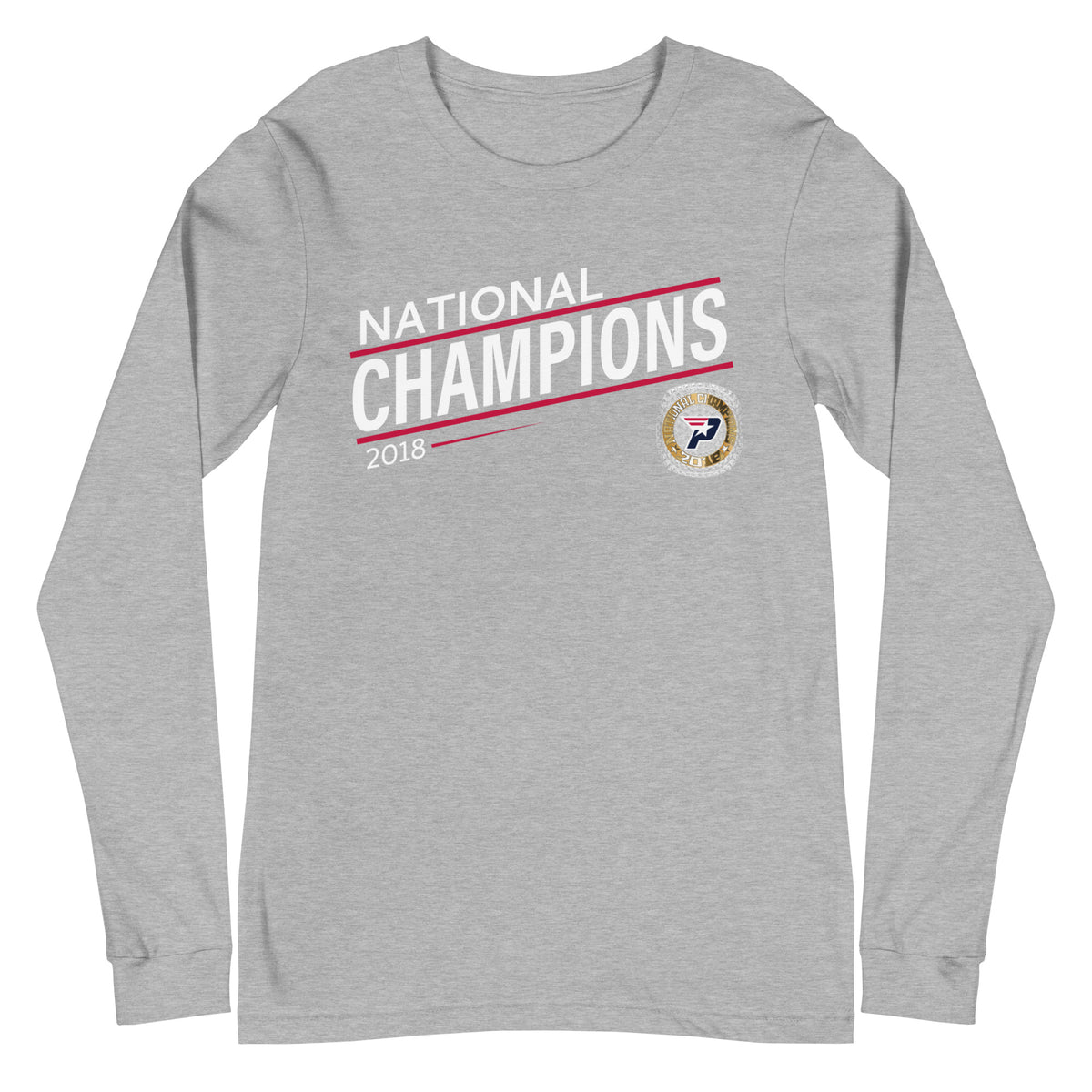 South Bay Patriots Red Line 2018 National Championship Ring  Unisex Long Sleeve Tee