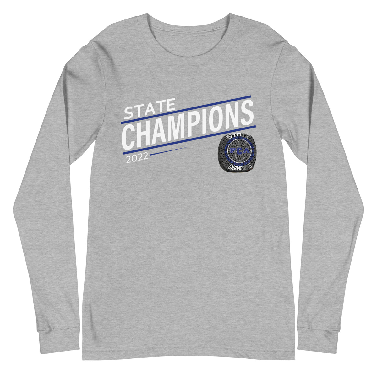 Franklin Christian Academy 2022 State Championship Ring Unisex Long Sleeve Tee
