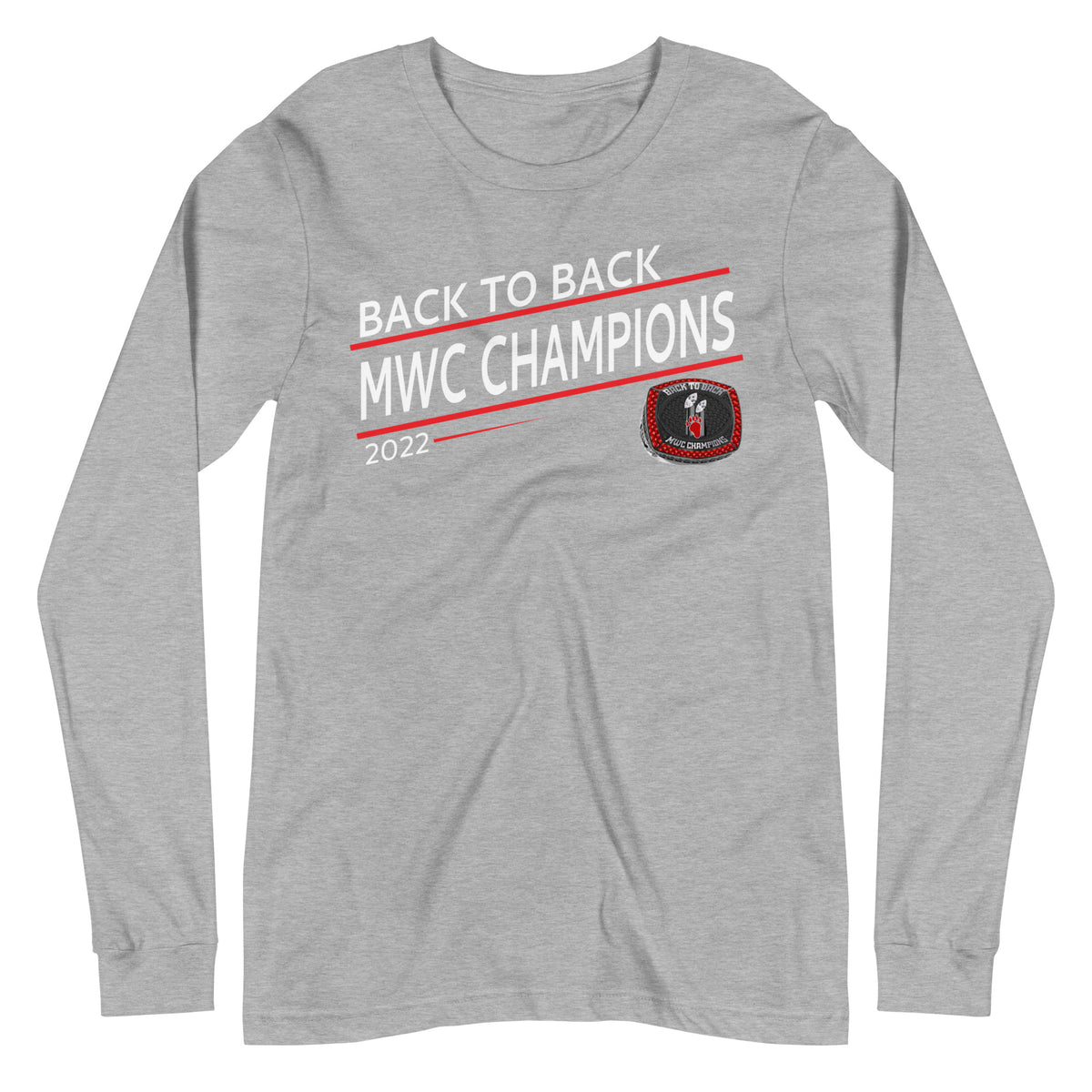 Lake Forest College MWC ChampionsUnisex Long Sleeve Tee