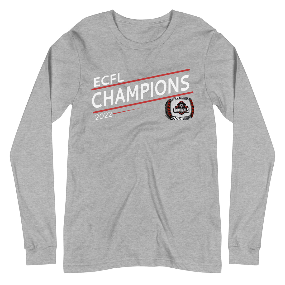 Southern New England Admirals ECFL Champions Unisex Long Sleeve Tee