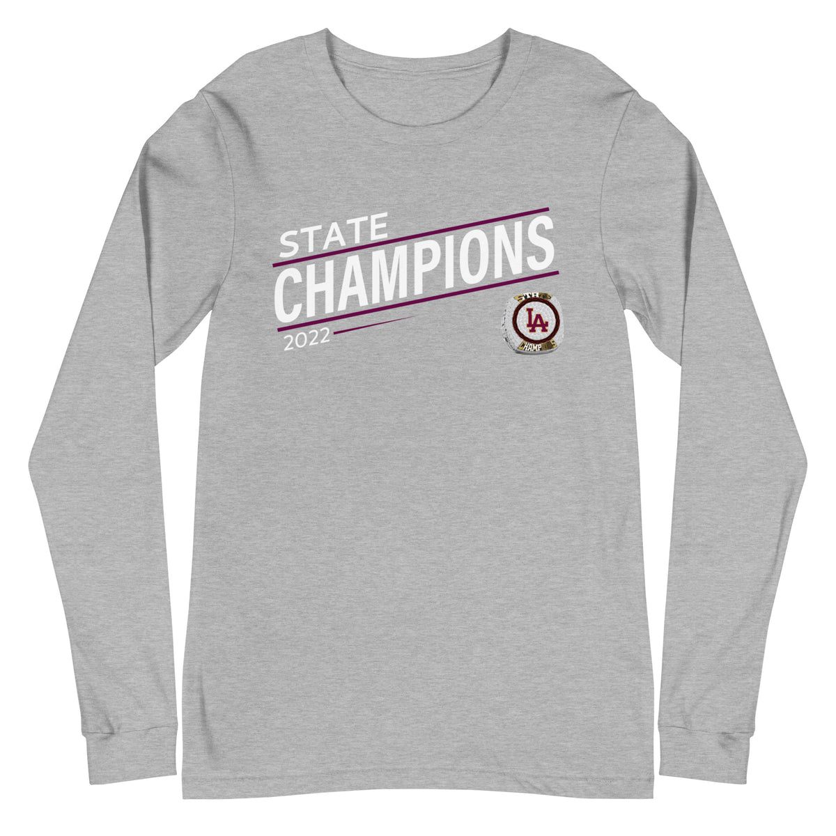 Loyola Academy State Champions Unisex Long Sleeve Tee