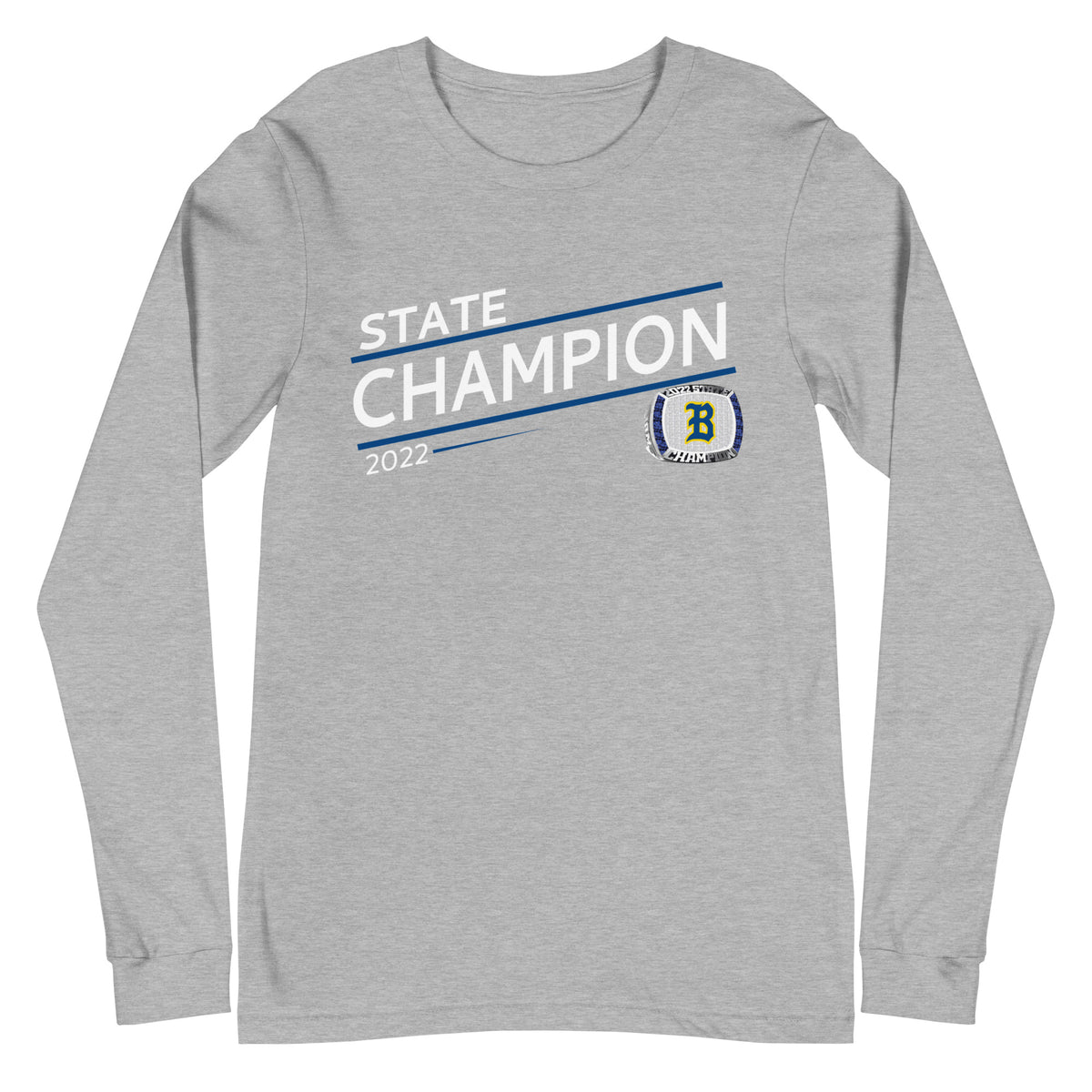 Clear Spring High School 2022 State Championship Ring Unisex Long Sleeve Tee