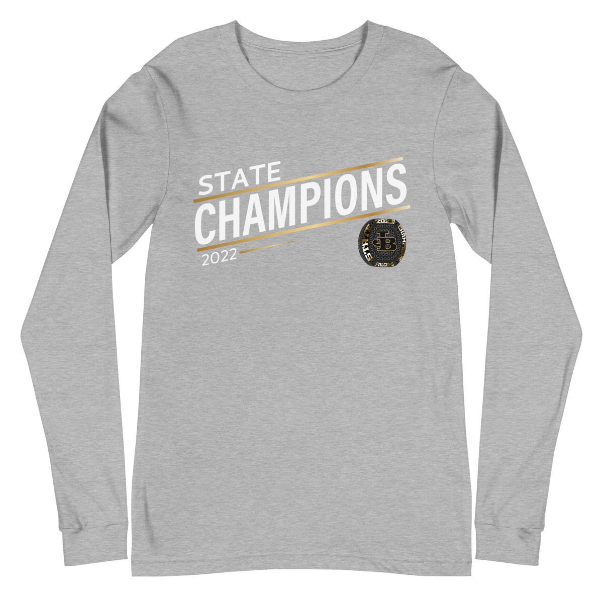 Joel Barlow High School 2022 State Championship Ring Unisex Long Sleeve Tee