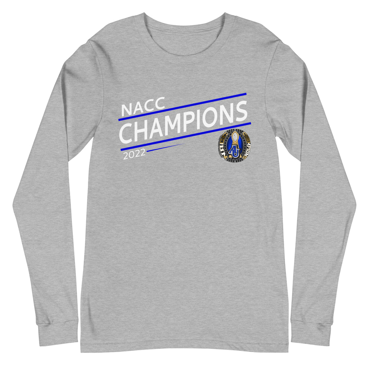 Aurora University 2022 State Championship Ring Unisex Long Sleeve Tee