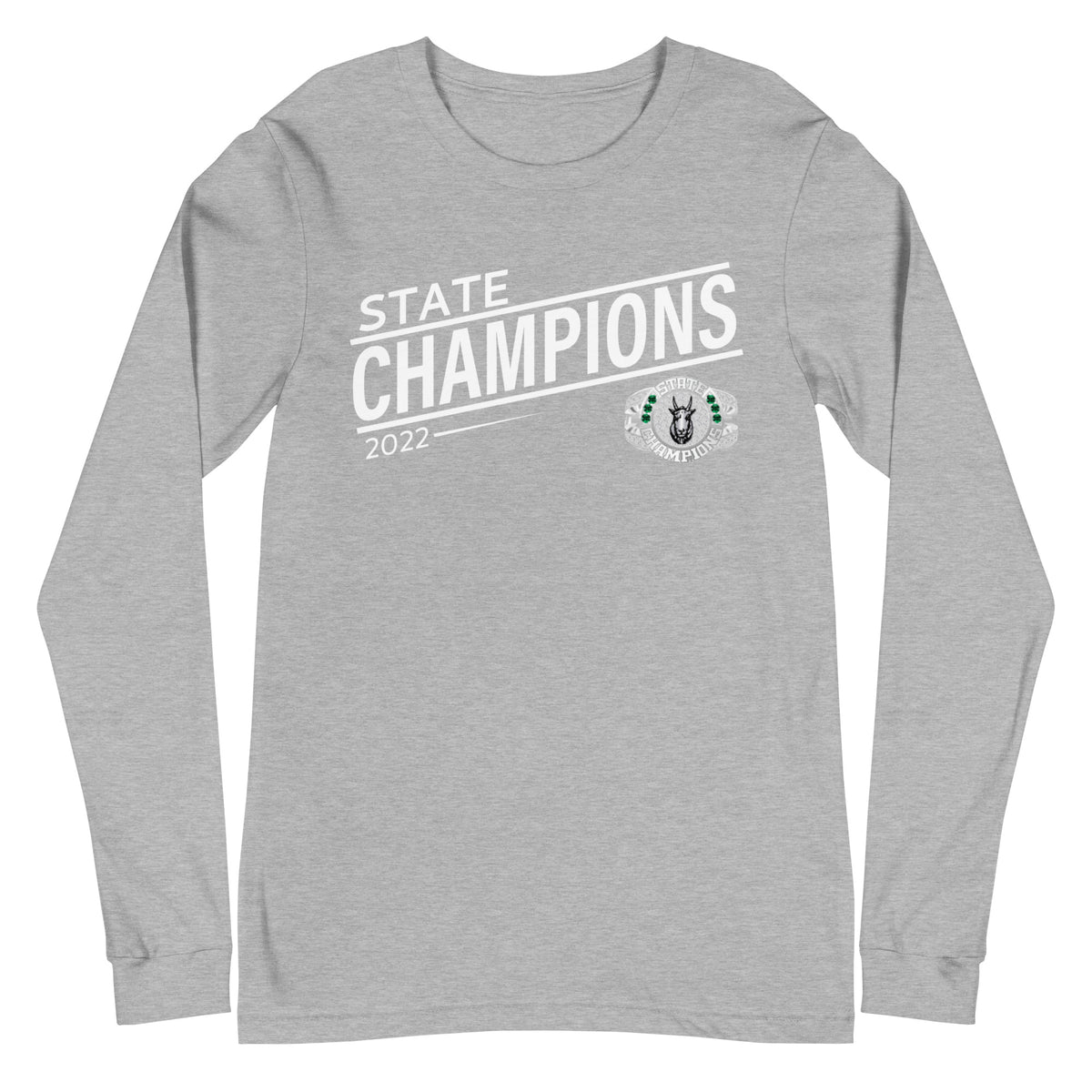 Chelan Goats Volleyball 2022 State Championship Ring Unisex Long Sleeve Tee