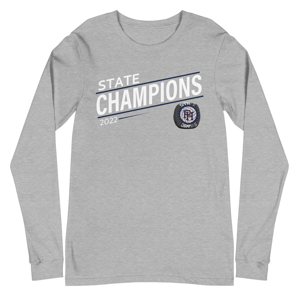 Patrick Henry High School 2022 State Championship Ring Unisex Long Sleeve Tee