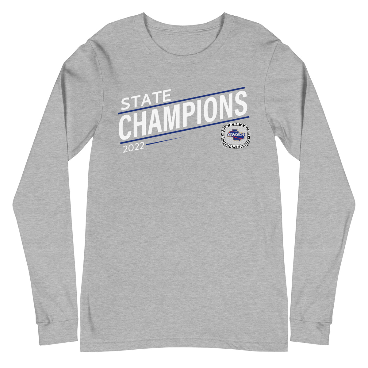Northeast Georgia Football Officials Association 2022 State Championship Ring Unisex Long Sleeve Tee
