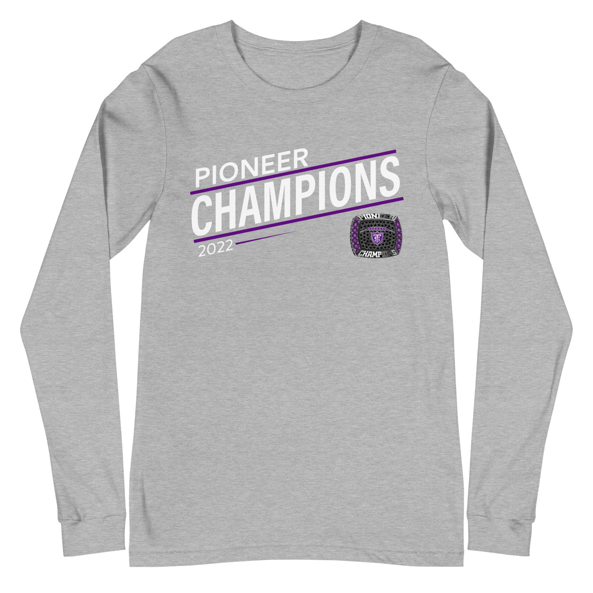 University of St. Thomas 2022 Pioneer Championship Ring Unisex Long Sleeve Tee