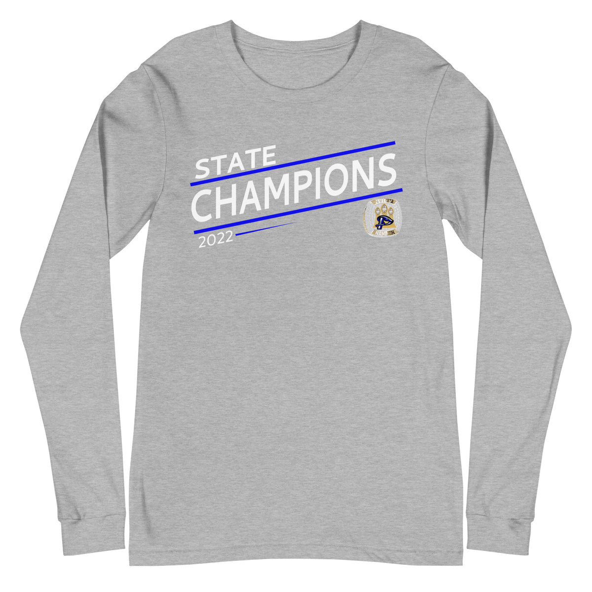 Pelham High School 2022 State Championship Ring Unisex Long Sleeve Tee