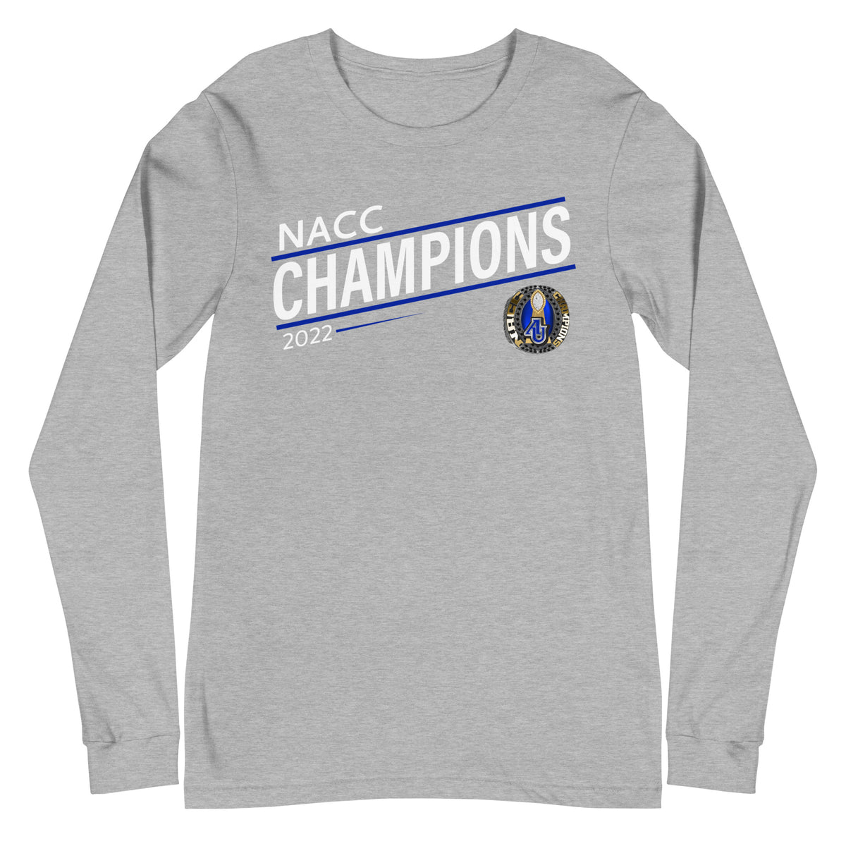 Aurora University Football 2022 State Championship Ring Unisex Long Sleeve Tee