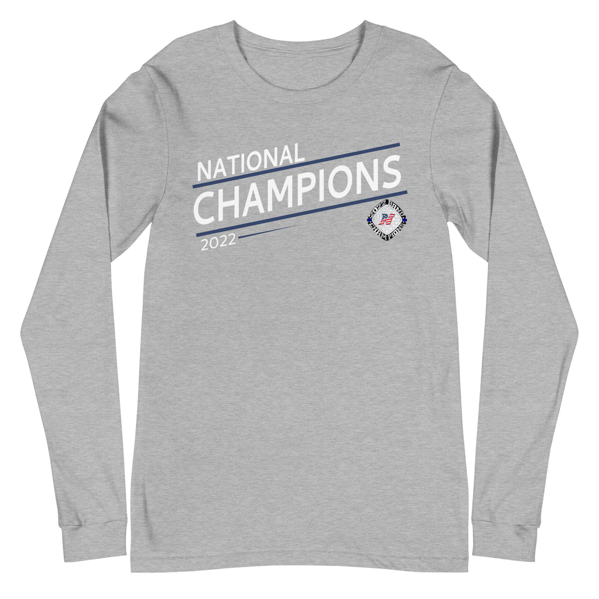 Northern High School Band Blue 2022 State Championship Ring Unisex Long Sleeve Tee