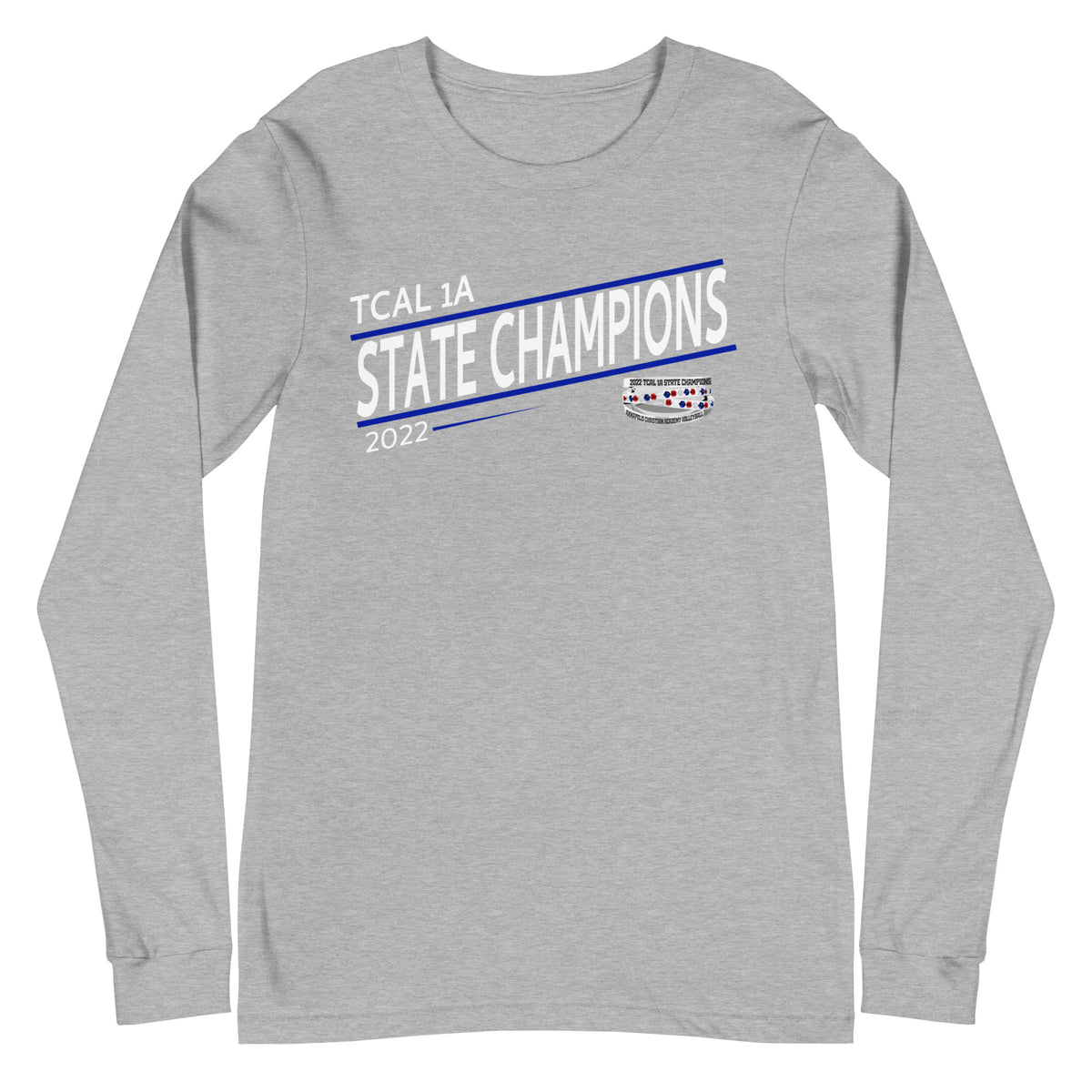 Annapolis Christian Academy Volleyball 2022 State Championship Ring Unisex Long Sleeve Tee