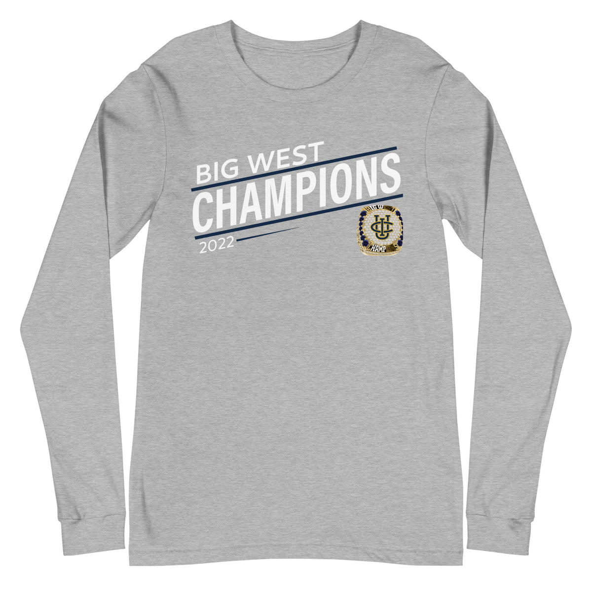 University of California at Irvine Soccer 2010 State Championship Ring Unisex Long Sleeve Tee