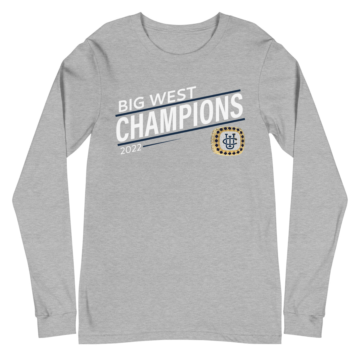 University of California at Irvine Soccer 2017 Championship Ring Unisex Long Sleeve Tee
