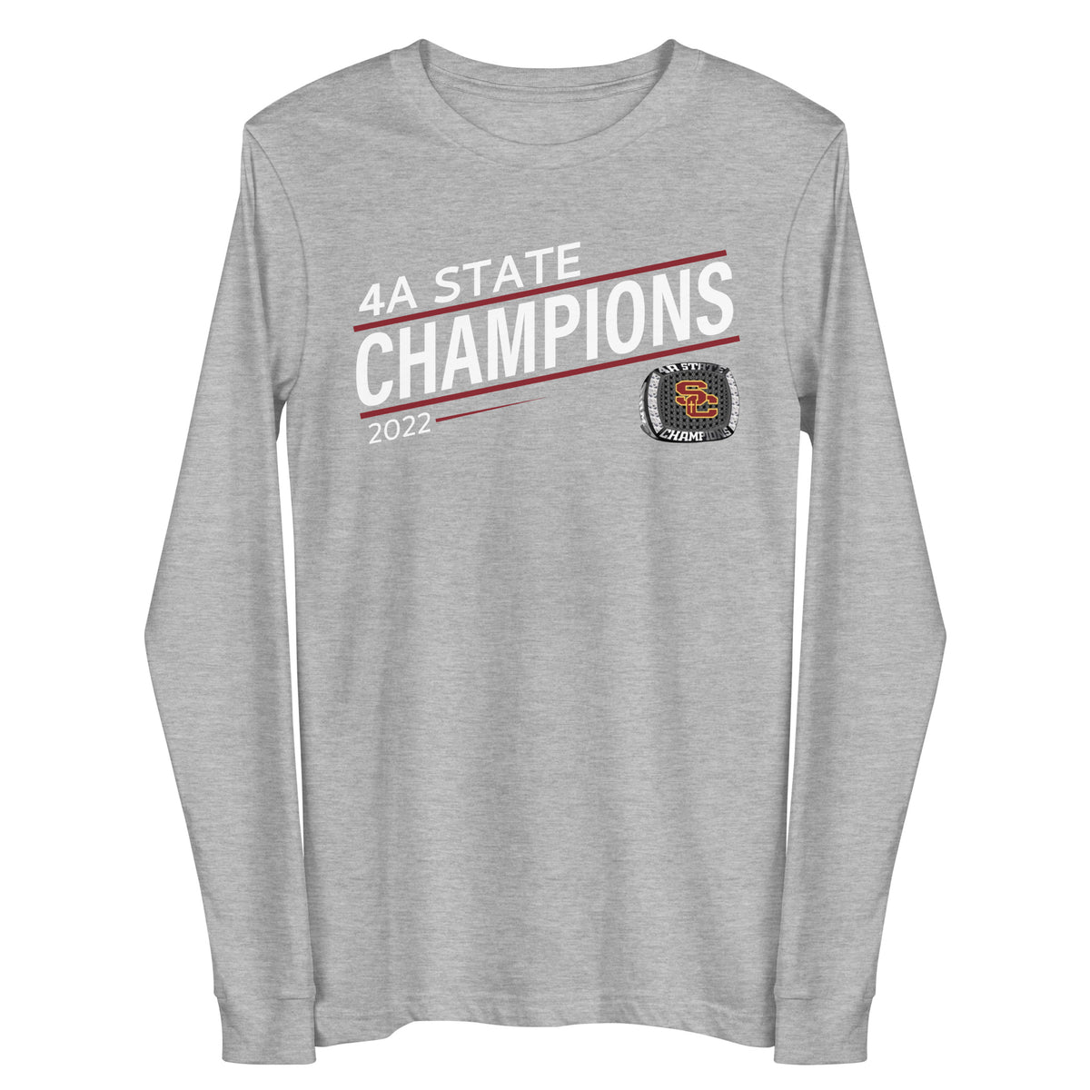 Salpointe Catholic Softball Maroon 2022 State Championship Ring Unisex Long Sleeve Tee
