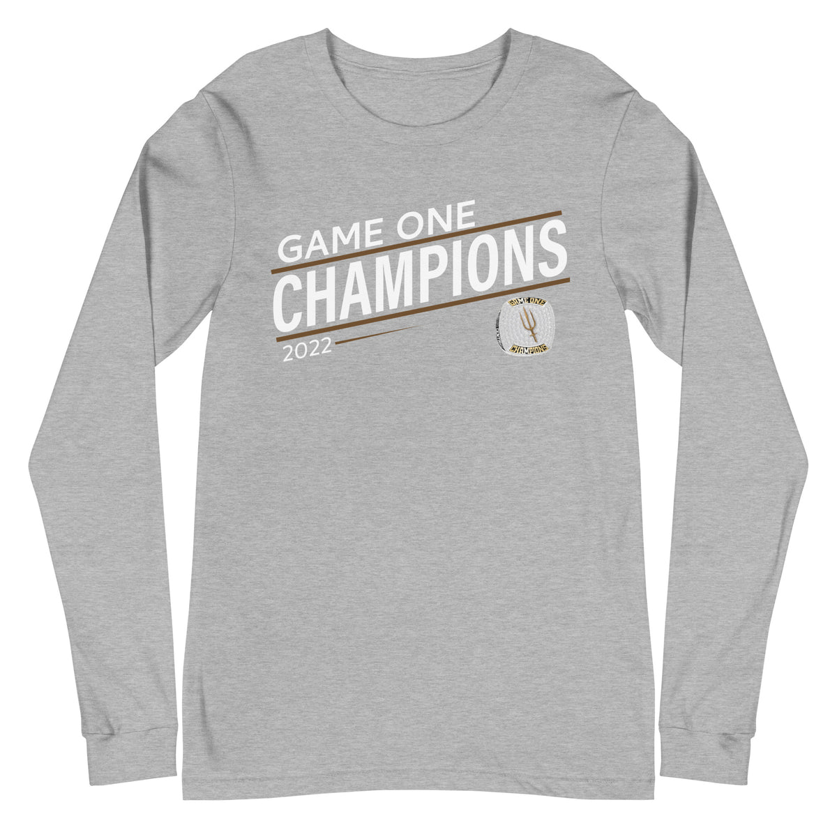 Iowa Central Community College Football 2022 State Championship Ring Unisex Long Sleeve Tee