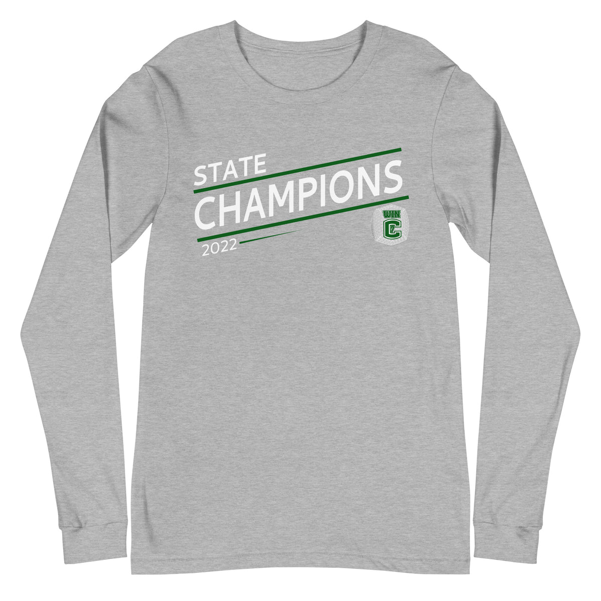 Cathedral Catholic School Cross Country 2022 State Championship Ring Unisex Long Sleeve Tee