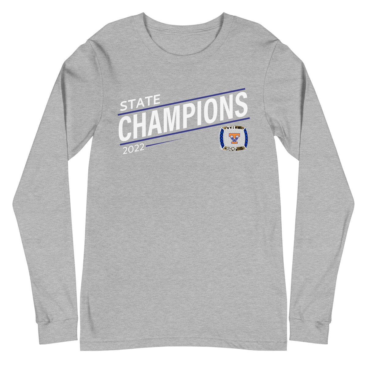Timpview Volleyball 2022 State Championship Ring Unisex Long Sleeve Tee