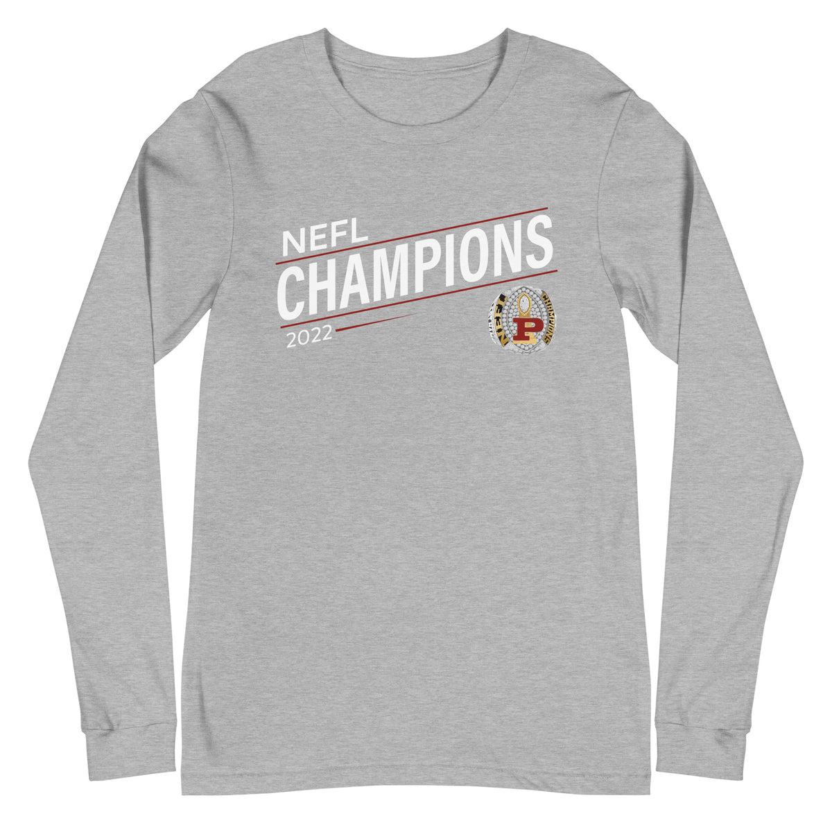 St. Paul Pioneers Football 2022 State Championship Ring Unisex Long Sleeve Tee