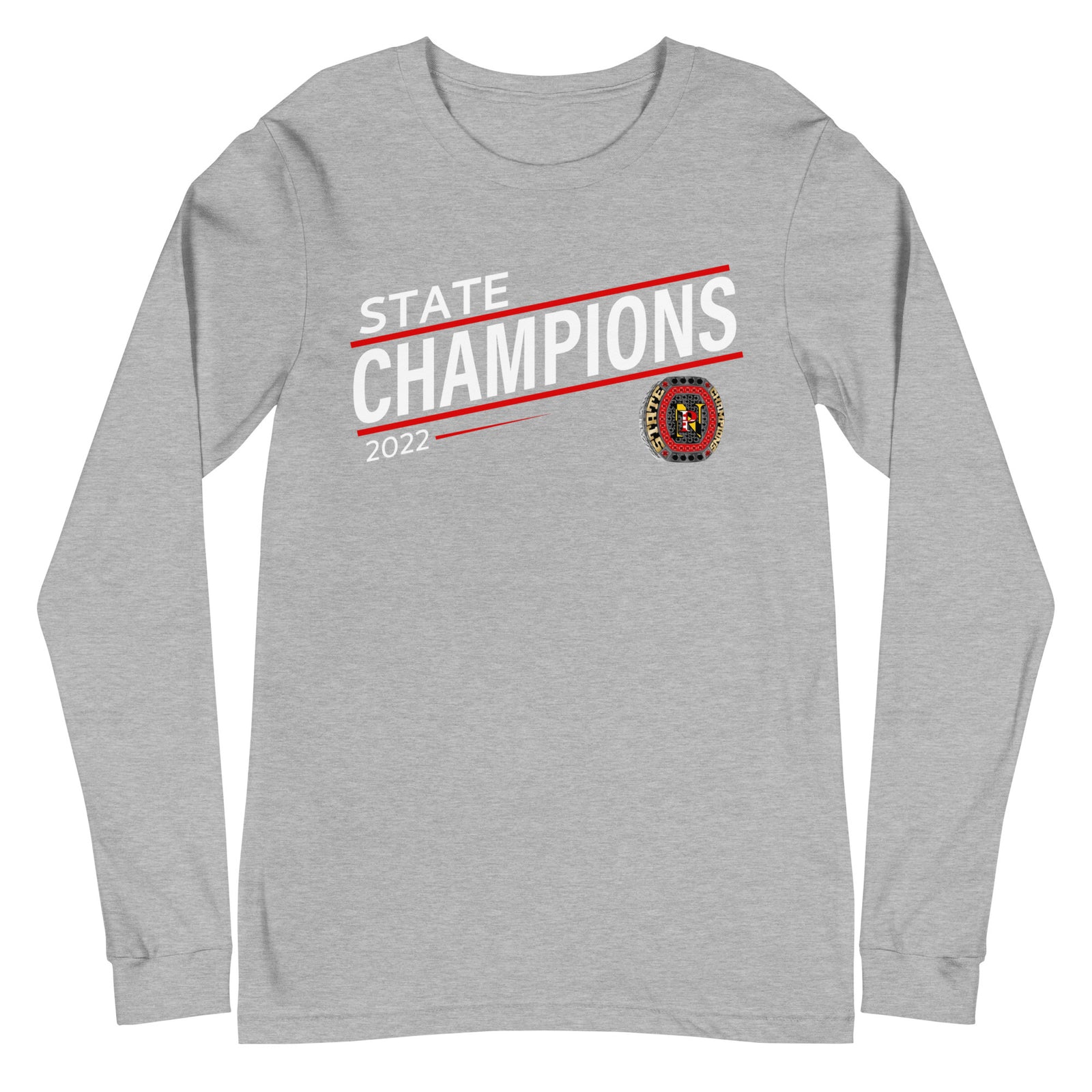 North Point High School Football 2022 State Championship Ring Unisex Long Sleeve Tee