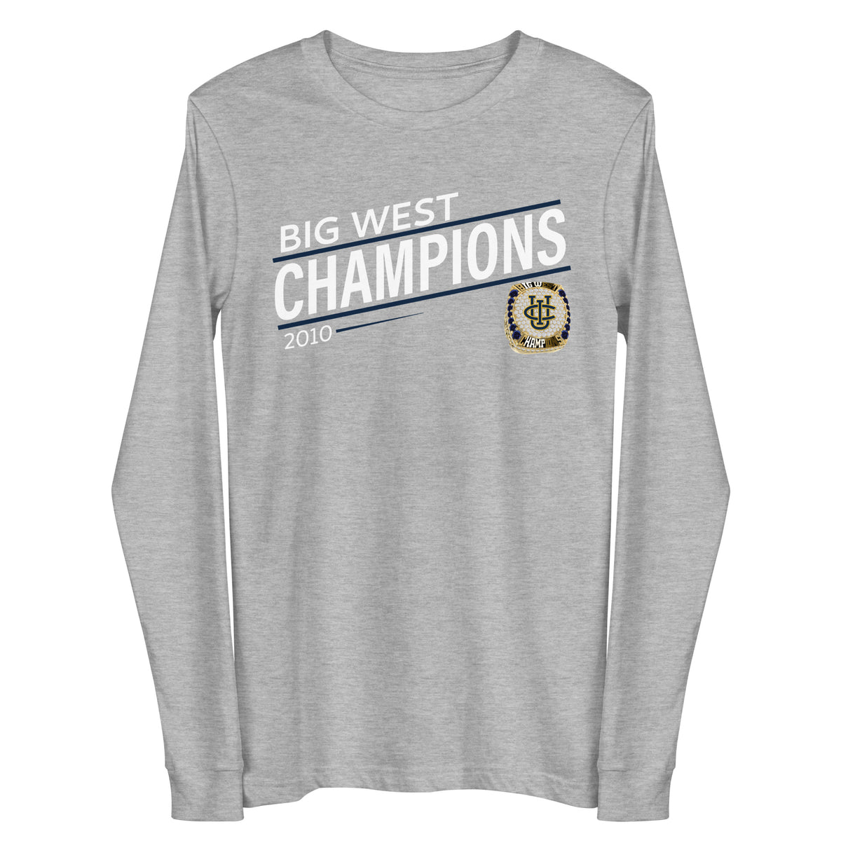 University of California at Irvine 2010 Soccer Championship Unisex Long Sleeve Tee