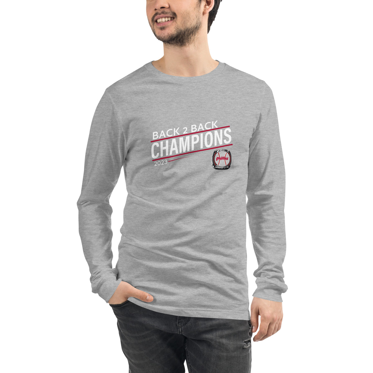 Phillies Phantasy Baseball 2023 Unisex Long Sleeve Tee