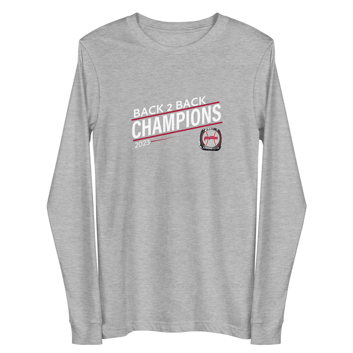 Phillies Phantasy Baseball 2023 Unisex Long Sleeve Tee