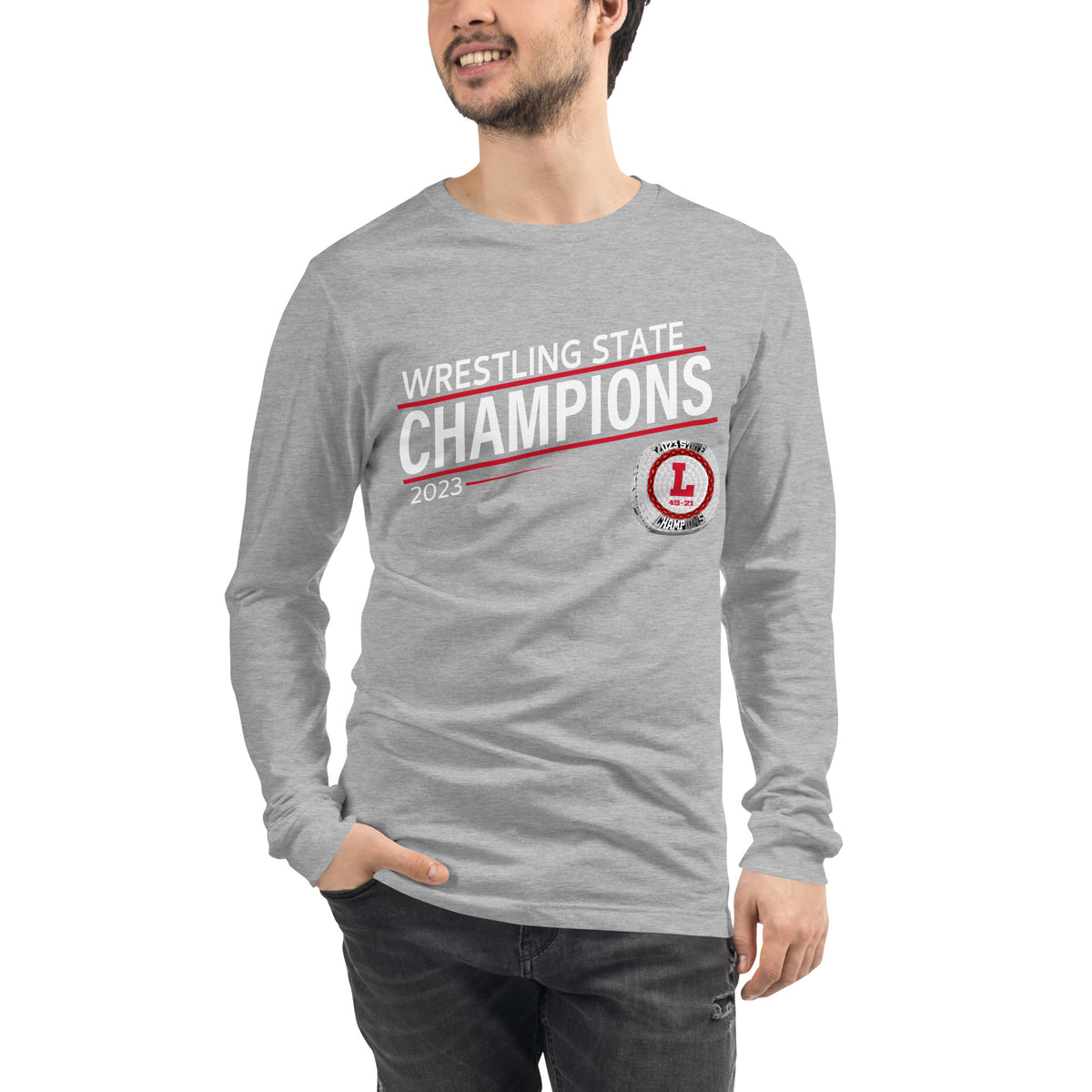 Linganore High School Wrestling 2023 Unisex Long Sleeve Tee