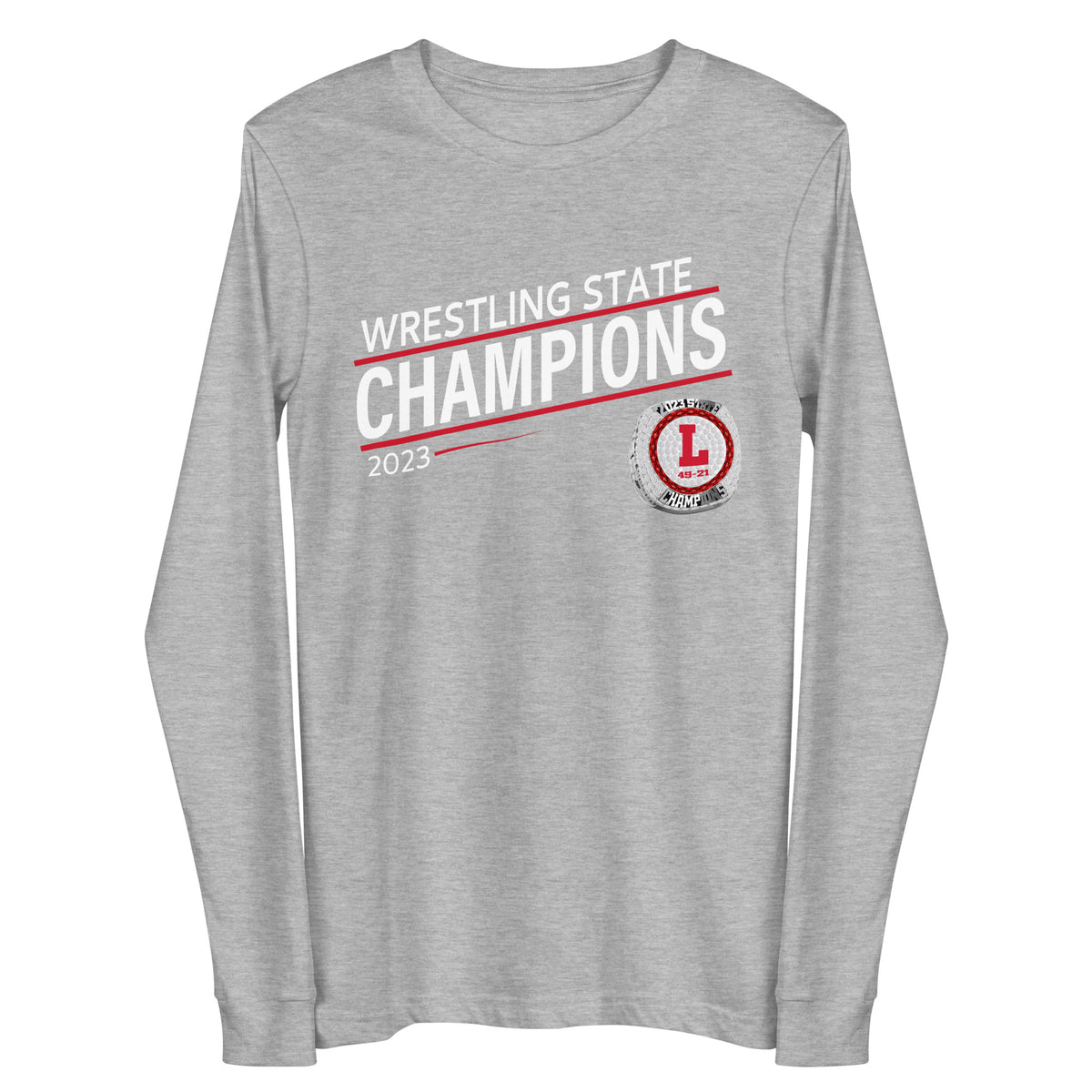 Linganore High School Wrestling 2023 Unisex Long Sleeve Tee