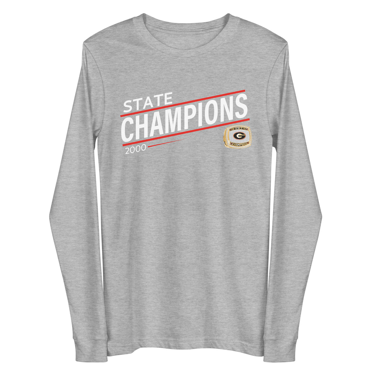 Graham Red Devils Football 2000 Unisex Long Sleeve Tee