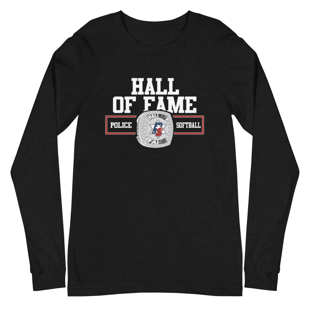 Police Softball HOF Long Sleeve Tee