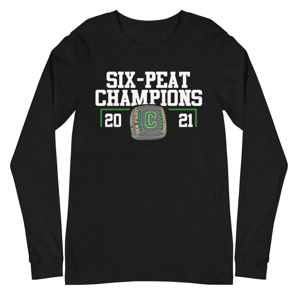 Cathedral High School Six-Peat Champions Unisex Long Sleeve Tee