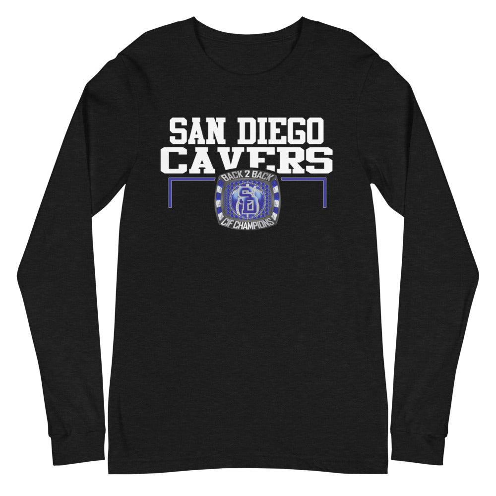 San Diego High School Back 2 Back Champions Unisex Long Sleeve Tee